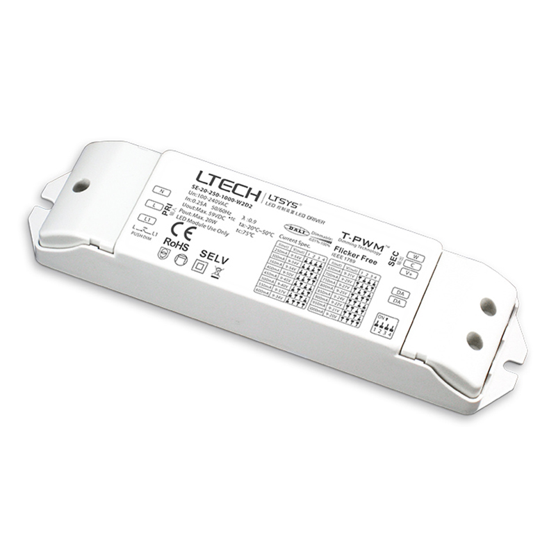 SE-20-250-1000-W2D2 DC9-54V 20W 250-1000mA DT8 CT Driver